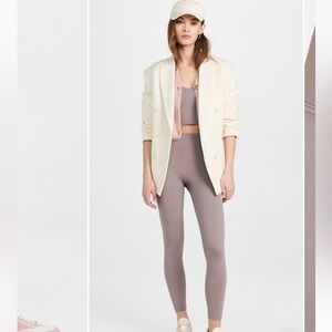 TOP & BOTTOM SET Bandier Centre Stage Leggings (M) & Tempo Crop Top (S)